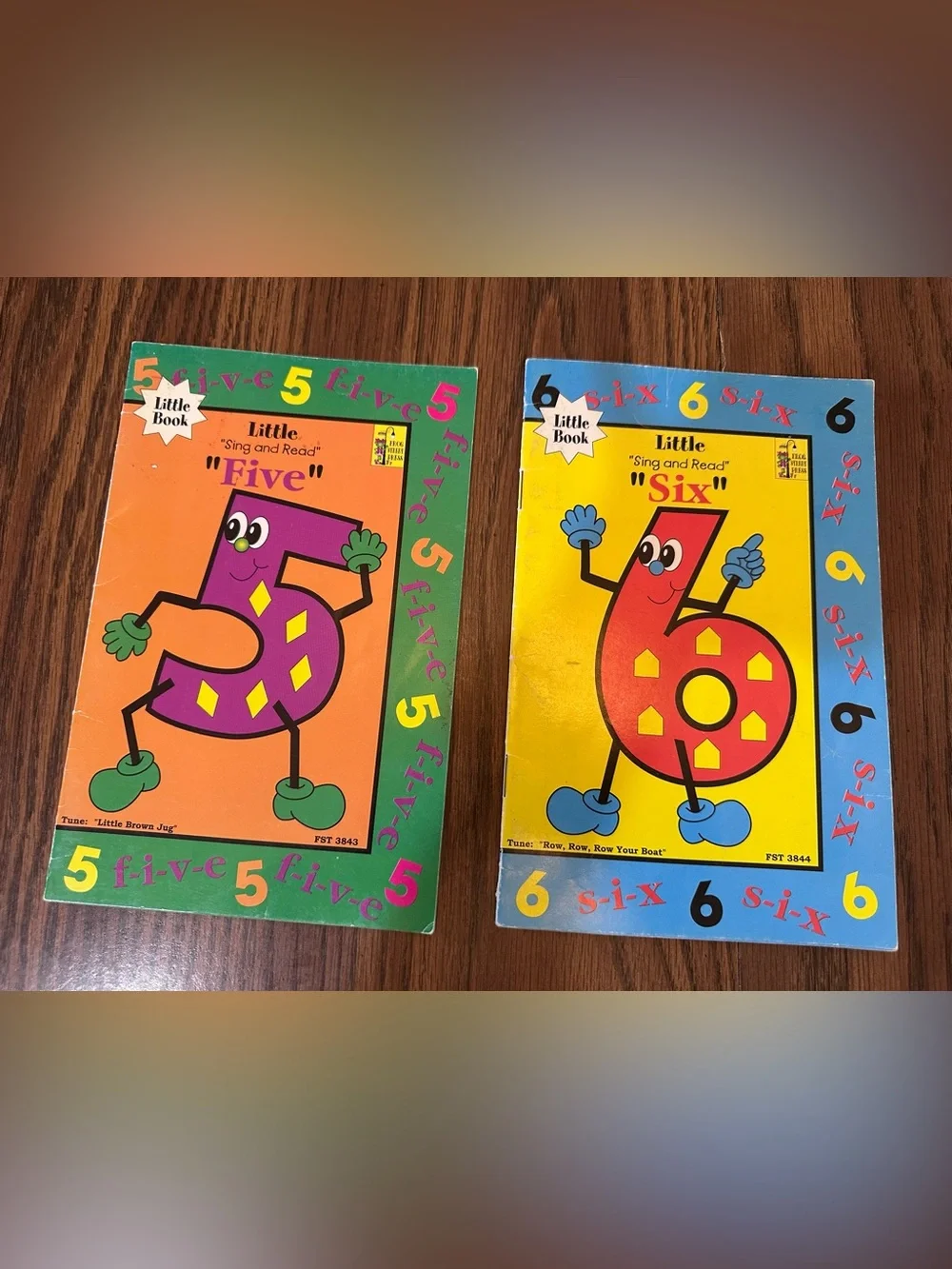 Vintage Frog Street Press Sing and Read Little Number books